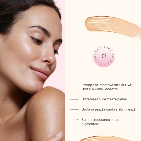 HanGlow - PerfecTone - Tinted Sunscreen SPF 50+ - Cremă cu protecție solară nuanțată - 02 - 50 ml