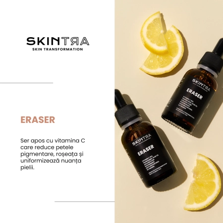 SkinTra - Eraser - Ser pentru pete pigmentare cu vitamina C 10% - 30 ml