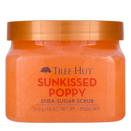 Tree Hut - Shea Sugar Scrub Sunkissed Poppy - Exfoliant de corp cu zahăr – 510 g
