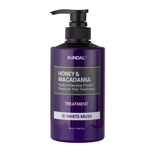 Kundal -  Honey & Macadamia Nature Shampoo- Șampon de păr- White Musk - 500ml