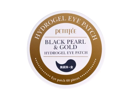 Petitfee - Black Pearl & Gold Eye Patch - Plasturi pentru ochi cu hidrogel - 60 buc.