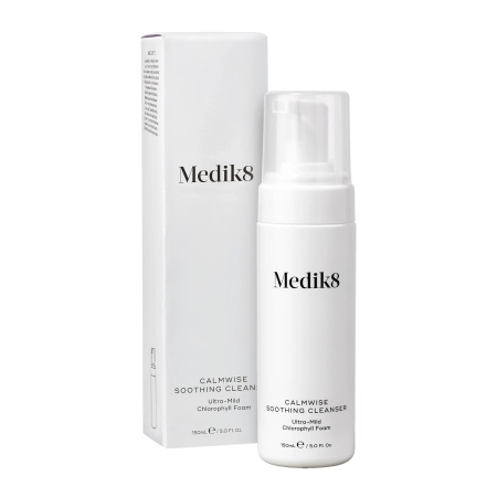 Medik8 - Calmwise Calmwise Soothing Cleanser - Ultra-Mild - Spumă de clorofilă - Spumă de curățare delicată pentru pielea vasculară - 150ml