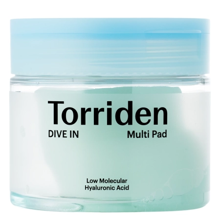 Torriden - Dive-In - Low Molecule Hyaluronic Acid Multi Pad - Dischete hidratante pentru față - 80 buc.