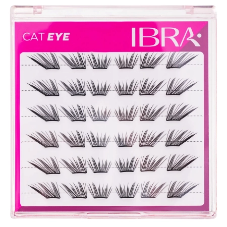 Ibra Makeup - Smocuri de gene autoadezive - Cat Eye - 3mm