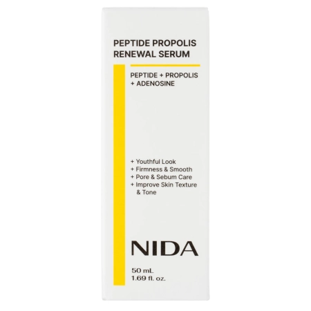 NIDA - Peptide Propolis Renewal Serum - Ser facial cu peptide - 50 ml