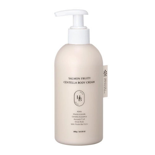HEVEBLUE - Salmon Fruity Centella Body Cream - Cremă nutritivă pentru corp - 300 g
