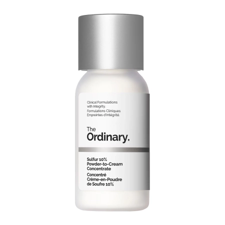 ChatGPT powiedział:  The Ordinary - Sulfur 10% Powder-to-Cream Concentrate - Pudră concentrată pentru imperfecțiuni - 5 g