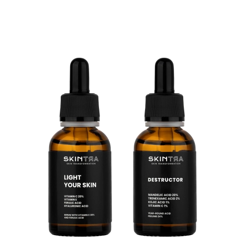 SkinTra - Set Vitamin C & Peel Duo - 30 ml + 30 ml