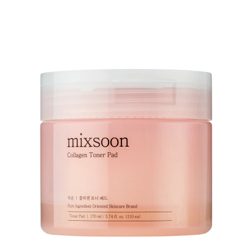 Mixsoon - Collagen Toner Pad - Plasturi de față cu colagen pentru fermitate - 170ml/110pcs.