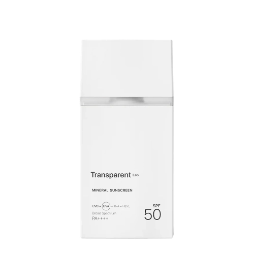 Transparent Lab – Mineral Sunscreen – Cremă minerală cu SPF50 – 100ml