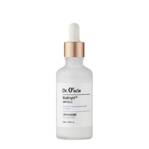 Dr.Oracle – NiaBright Ampoule – Fiolă iluminatoare cu 5% niacinamidă și 0,5% bisabolol – 50 ml