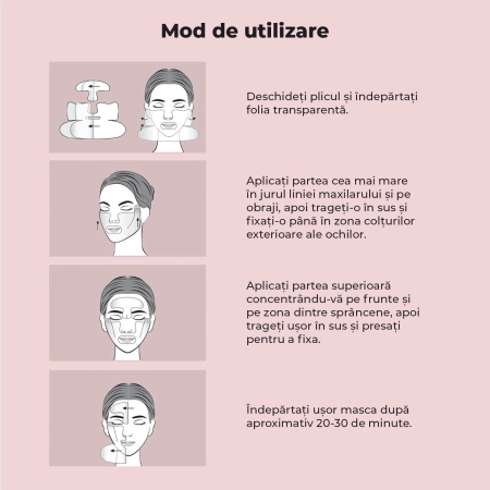 REVCELL - Vita Collagen Full Face Lifting Up Mask - Mască tip șervețel cu efect de lifting - 1 buc / 19 g