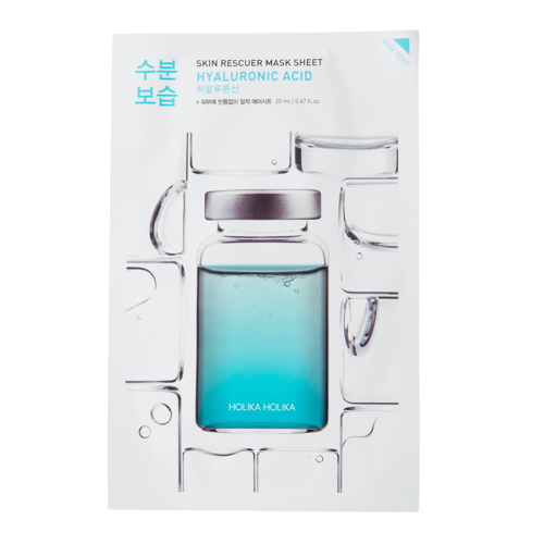 Holika Holika - Skin Rescuer Mask Sheet - Hyaluronic Acid - Mască hidratantă cu acid hialuronic - 20ml
