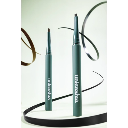 Unleashia - Easy Glide Flat Eyeliner - 02 Brown Mood - 0.15g