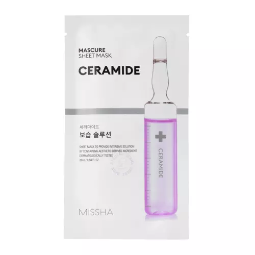 Missha - Mascure Moisture Solution Moisture Sheet Mask - Ceramide - Mască de folie calmantă - 28ml