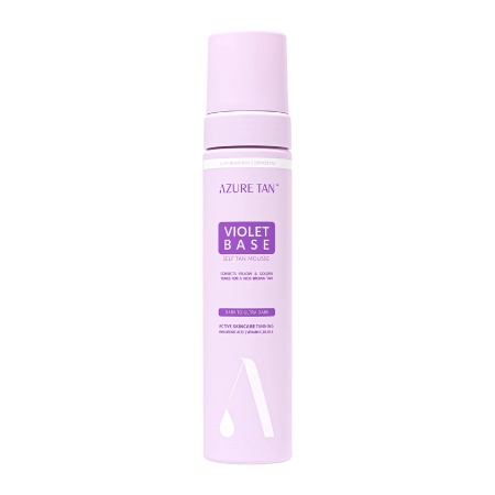 Azure Tan - Spumă autobronzantă pentru corp cu bază violetă – Dark to Ultra Dark – 200 ml