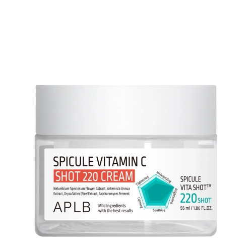 APLB - Spicule Vitamin C Shot 220 Cream - Cremă cu microace și vitamina C – 55 ml