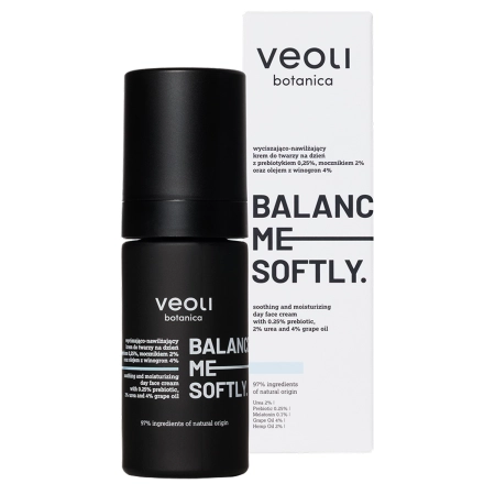 Veoli Botanica - Balance Me Softly - Cremă de zi calmantă și hidratantă pentru față - 30 ml