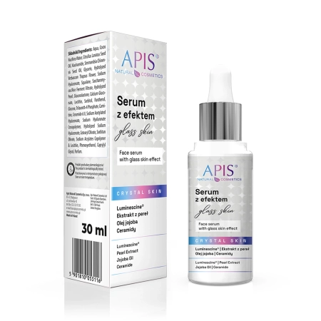 Apis – Crystal Skin – Ser pentru față cu efect Glass Skin – 30 ml