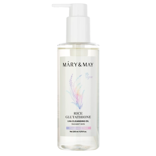 Mary&May - Rice Glutathione LHA Cleansing Oil - Ulei de curățare pentru față - 200 ml