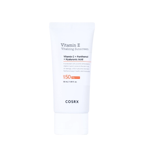 COSRX - Vitamin E Vitalizing Sunscreen - SPF 50+ – Cremă de protecție solară cu vitamina E – 50ml