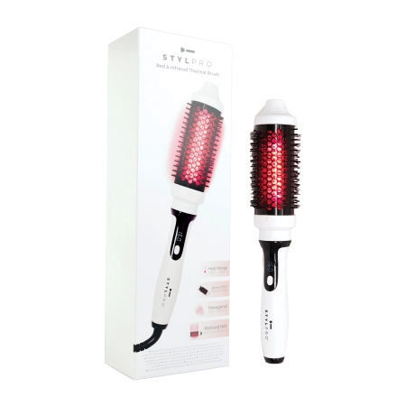 Stylpro - Red & Infrared Thermal Brush - Perie termică pentru coafarea părului