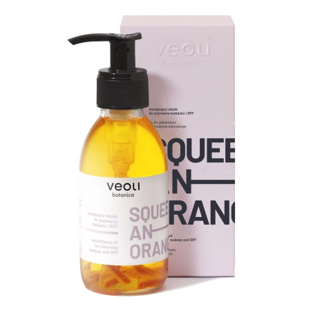 Veoli Botanica - Squeeze an Orange - Ulei emulgator pentru îndepărtarea machiajului și SPF-ului - 147,4 ml