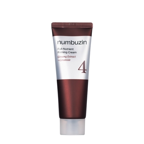 Numbuzin - No.4 Full-Nutrient Firming Cream - Cremă hrănitoare pentru față cu ginseng - 60 ml