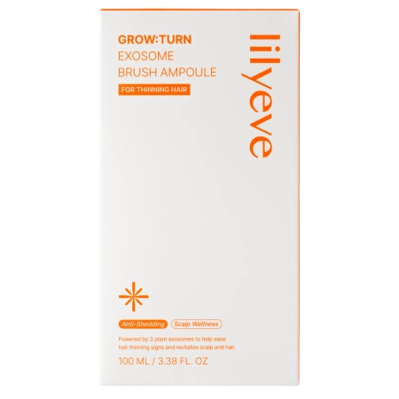 lilyeve - Grow:Turn Exosome Brush Ampoule - Fiolă pentru întărirea părului și a scalpului - 100 ml