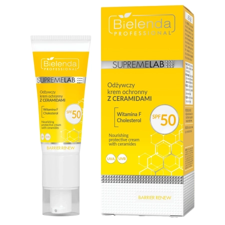  Bielenda Professional - Supremelab - Barrier Renew - Cremă protectoare nutritivă cu ceramide SPF 50 - 40ml