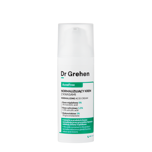 Dr. Grehen - AcneFree - Normalizing Acid Cream - Cremă normalizantă cu acizi - 50ml