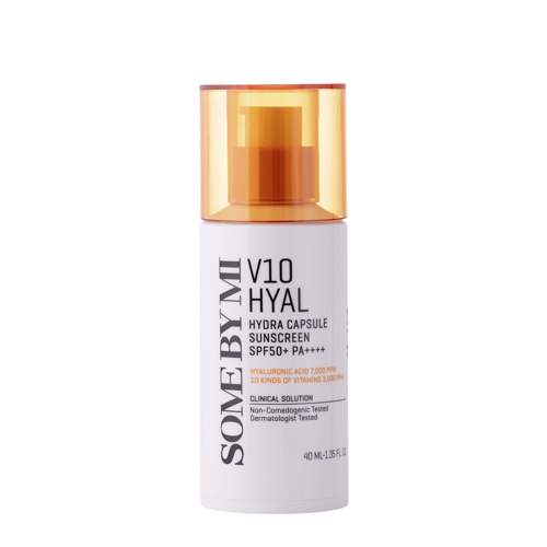 Some By Mi - V10 Hyal Hydra Capsule Sunscreen SPF 50+ PA++++ - Cremă de protecție solară - 40ml