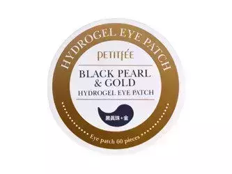 Petitfee - Black Pearl & Gold Eye Patch - Plasturi pentru ochi cu hidrogel - 60 buc.