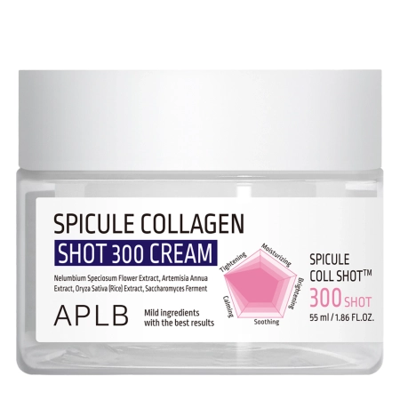APLB - Spicule Collagen Shot 300 Cream - Cremă cu microace și colagen – 55 ml