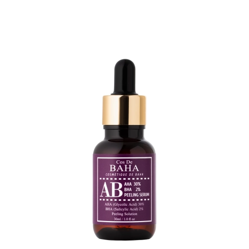 Cos De BAHA - AHA 30% BHA 2% Peeling Serum (AB) - Ser exfoliant pentru față cu acizi AHA 30% și BHA 2% - 30 ml