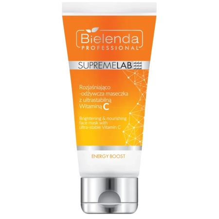 Bielenda Professional - Supremelab - Energy Boost - Brightening & Nourishing Face Mask with Ultra-Stable Vitamin C - Mască de iluminare și hrănitoare cu vitamina C ultra-stabilă - 70ml