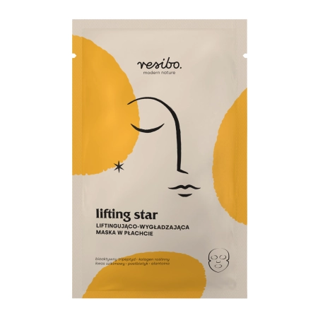 Resibo - Lifting Star - Ridicare și netezire Mască de față - 1pc