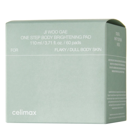 Celimax - Ji.Woo.Gae One Step Body Brightening Pad - Peeling Fulgi de corp - 60pcs
