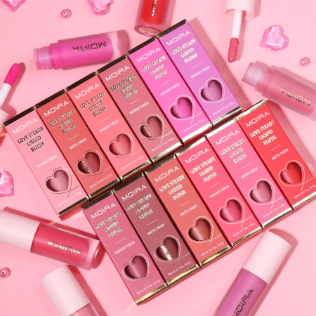 Moira - Love Steady Liquid Blush - Fard de obraz cremos - 004 My Darling - 4,8 g 