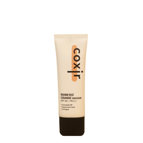 Coxir - Brown Rice Ceramide Sunscreen SPF50+ PA+++ - Cremă de față hidratantă cu filtru - 50ml