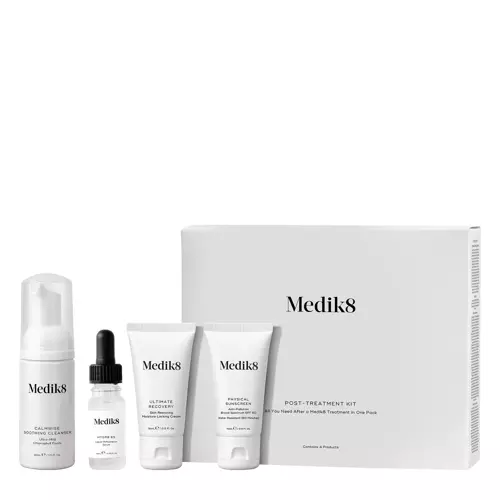 Medik8 – Post Treatment Kit – Set complet pentru îngrijirea pielii după tratament – 40 ml + 10 ml + 15 ml + 15 ml