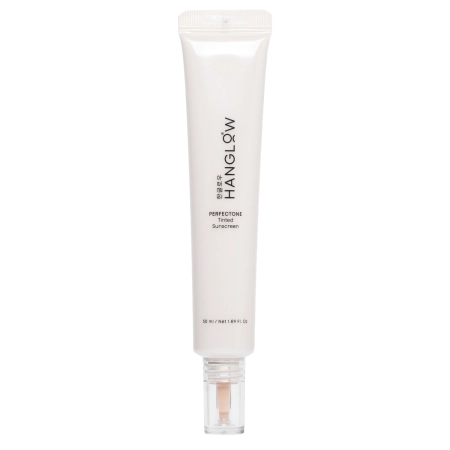 HanGlow - PerfecTone - Tinted Sunscreen SPF 50+ - Cremă cu protecție solară cu efect de înfrumusețare - 01 - 50 ml