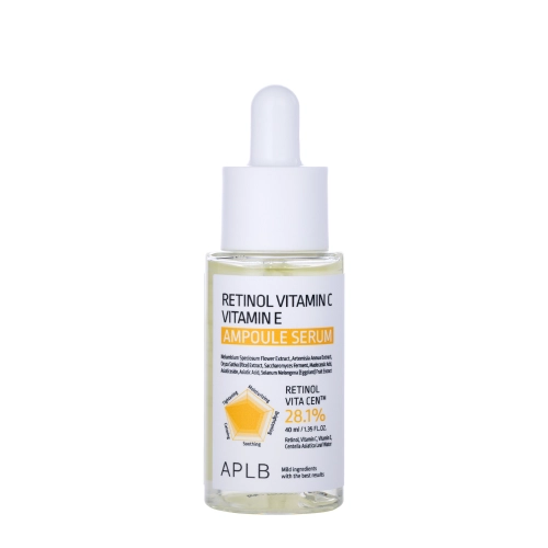 APLB - Retinol Vitamin C Vitamin E Ampoule Serum - Ser cu retinol și vitaminele C și E - 40ml