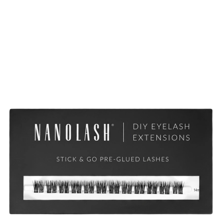 Nanolash - Stick & Go Pre-Glued Lashes - Kiepci de gene cu adeziv - Heartbreaker - 1 pachet