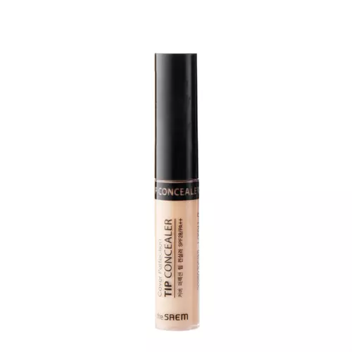 The Saem - Cover Perfection Tip Concealer SPF 28/PA++ - Anticearcăn corector - 02 Rich Beige - 6,5ml