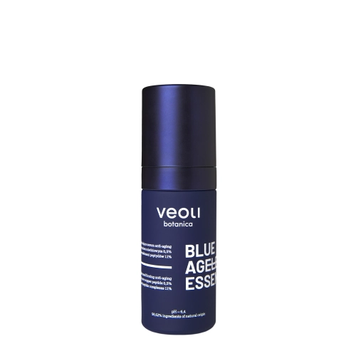 Veoli Botanica – Blue Ageless Essence – Serum Anti-Aging cu Efect de Umplere și Fermitate – 30ml