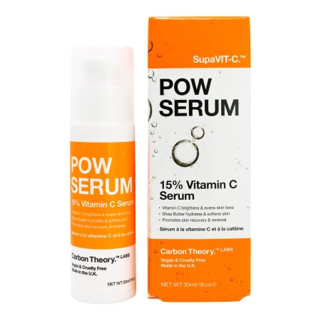 Carbon Theory - SupaVIT-C Pow Serum 15% - Ser Iluminator pentru Față cu 15% Vitamina C - 30 ml