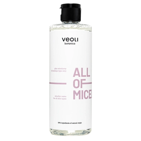 Veoli Botanica - ALL OF MICELLAR - Apă micelară delicată pentru toate tipurile de ten - 500 ml