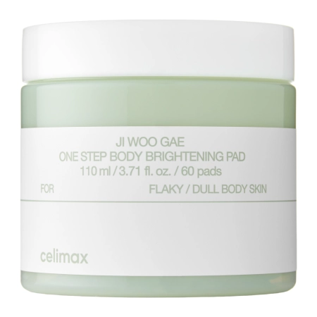 Celimax - Ji.Woo.Gae One Step Body Brightening Pad - Peeling Fulgi de corp - 60pcs