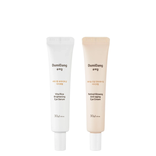 DumiDang - Rice & Ginseng Duo Eye Care Set - Set de produse pentru zona ochilor - 2x30 g